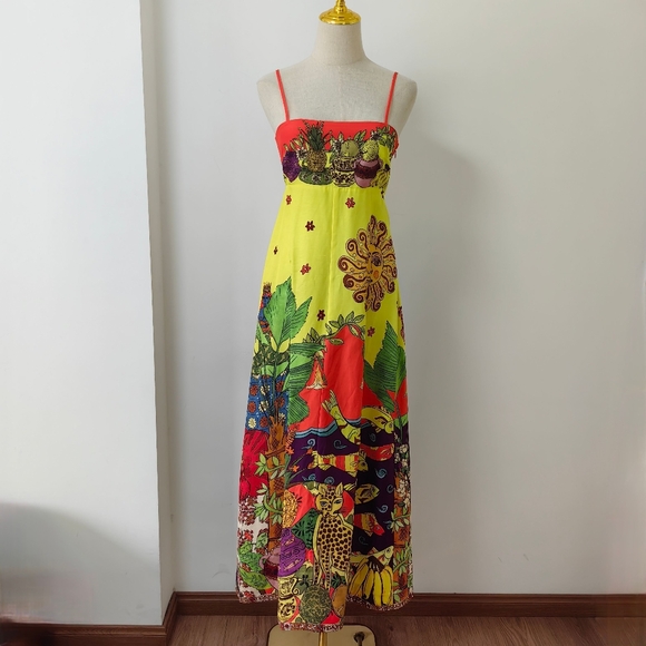 Alemais Tiger Day Dress